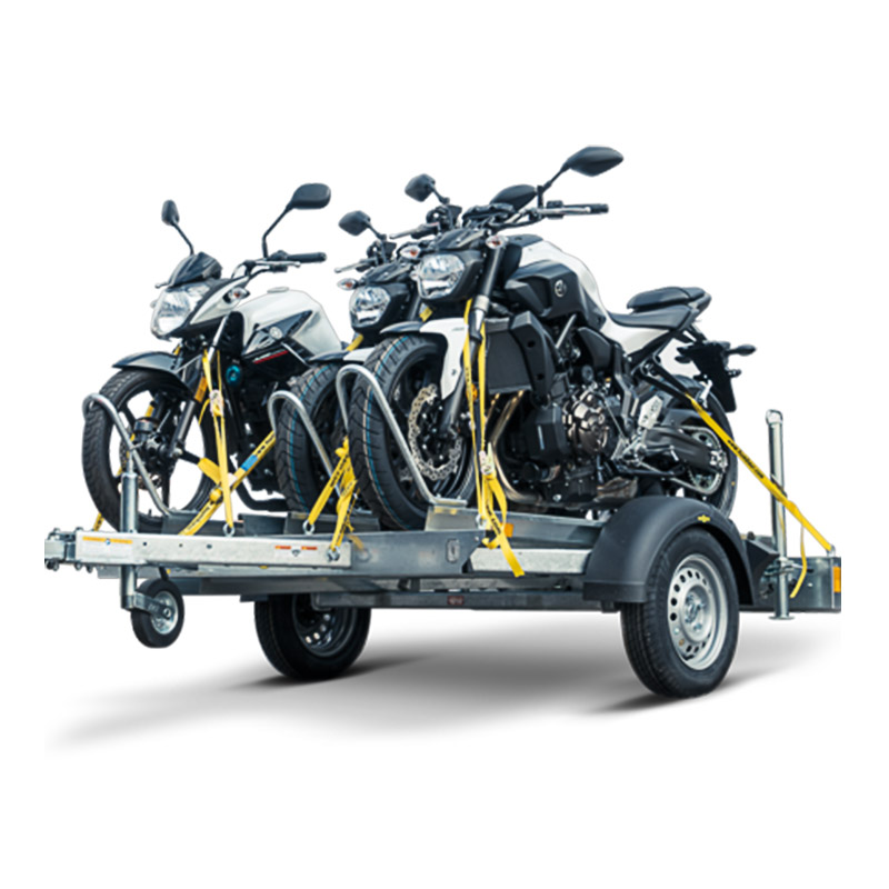 Porte Motos HM 752113 HUMBAUR - Remorque 3 motos, Simple essieu, 750kgs