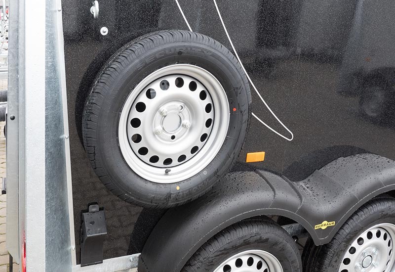 Support roue de secours pour plateaux ou vans